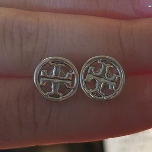 Tory Burch Silver Stud Earrings